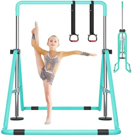 DOBESTS Barra de gimnasia, barra horizontal plegable para niños, ...
