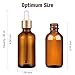 PrettyCare 4 Pack 1oz Dropper Bottle for Essential Oils, 30 ml Amber Glass Essential Oils Bottles with Labels, Funnels- Empty Leak Proof Tincture Bottles for Comestic & Beauty