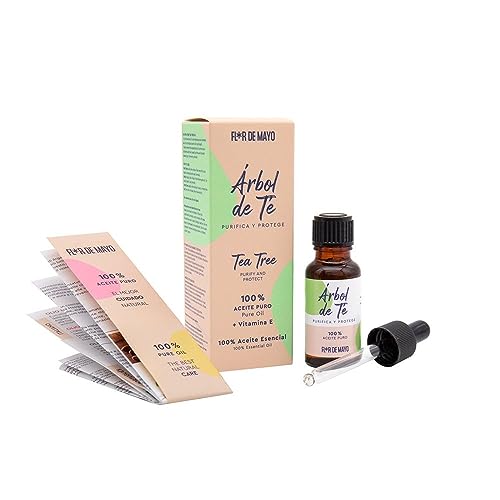 Flor De Mayo Flor De Mayo Aceite Puro 20 Ml 100% Arbol De Te Cuentagotas - 20 ml