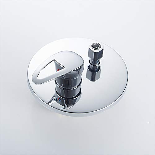 Robinet de douche de salle de bain murale à finition chromée durable LWX