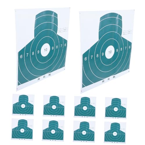 Abaodam Versatile Paper Archery Targets 50pcs Round Target Paper for Perfect for Training and Competitions