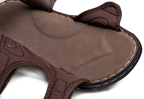 Jousen Men's Sandals Arch Support Casual Genuine Leather Summer Outdoor Beach Fisherman Sandals for Men2