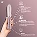 Satisfyer Heat Wave Connect App Rabbit-Vibrador | Vibrador Bunny Bluetooth para Mujeres | Con Función de Calor y Control por App | Estimulación Vibrante | Silicona Médica | 20 cm | Violeta