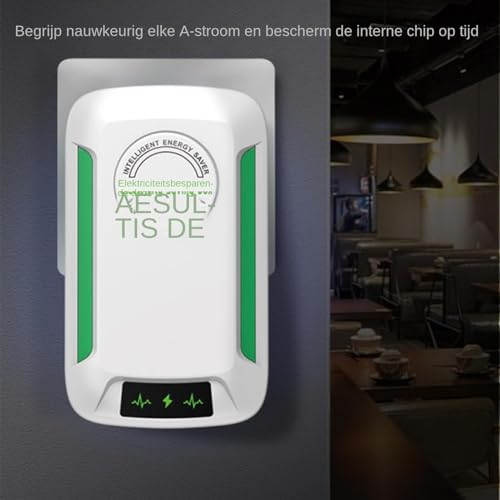Power Saver -apparaat - Energie -efficiëntiebox voor lagere elektriciteitsrekeningen | Smart Home Electricity Saving Gadget, Voltage Regulator & Surge Protector, Eco Power Optimization for Appliances - Afbeelding 6
