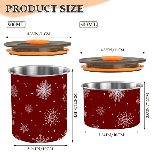 Contenedor para café inoxidable 500ml aire hermético miniatura 3