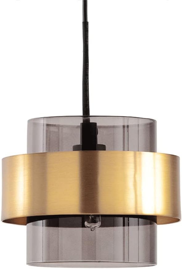 Suspension en verre moderne E27 mini lustre or pour plafond de chambre