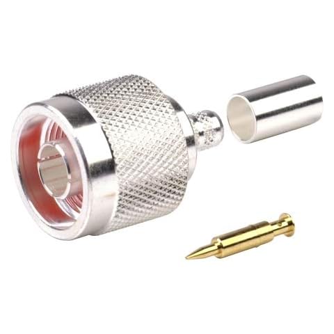 TESSCO RFN-1007-2SX Male Crimp, RFN10072SX, for RG-8/X Cable Cover