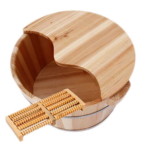 Bañera de madera para pies, spa foot basin