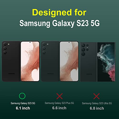 Image of Amazon Brand - Solimo Back Case Cover for Samsung Galaxy S23 5G | Compatible for Samsung Galaxy S23 5G Back Case Cover | Liquid Silicon Magic Case with Camera Protection | DarkGreen