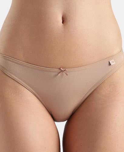 Image of Jockey SS02 Women Super Combed Cotton Elastane Stretch Low Waist Bikini