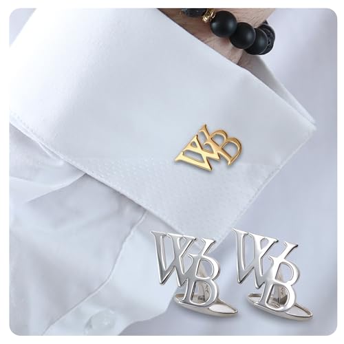 Mancuernillas personalizadas para hombre con inicial