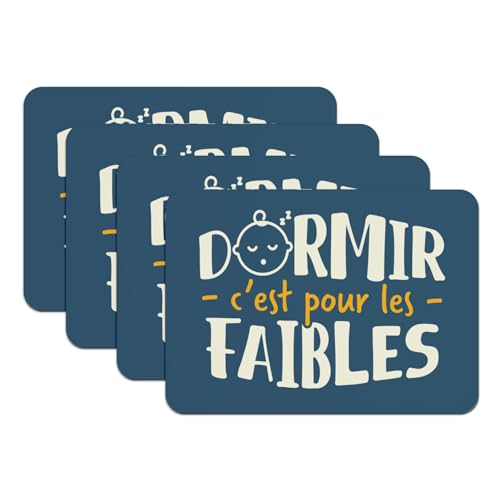 Sets de table en caoutchouc antidérapant lavable pour repas de bébé