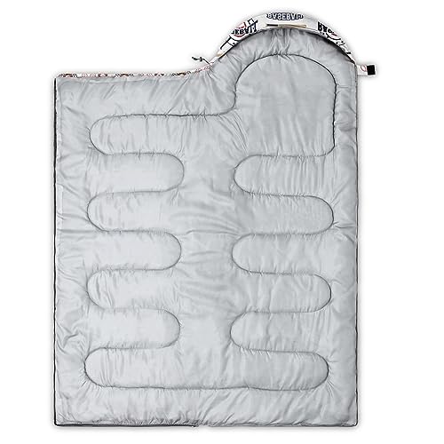 BSNTHO Bolsa de Dormir para Camping, 3 Estaciones, Ligera e Impermeable para Adultos y Niños miniatura 4
