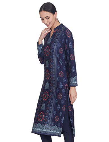 Image of BIBA Women's Synthetic Kurta