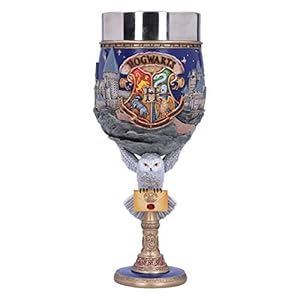 Nemesis Now Harry Potter Hogwarts School of Hekserij Verzamelbeker Polyresin, Blauw, 19,5 cm