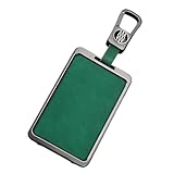 Rondrive Autoschlüssel Cover Hülle Schutzhülle Kompatibel mit Volvo EX30 EX40 EX90 EM90 Polestar 3 4 2024 2025 NFC Karte Schlüssel Fall Tasche Fernbedienung Dekoration Auto Zubehör-Schwarz Grün