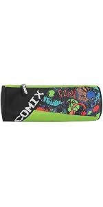 COMIX - Astuccio Tombolino, Leggero e Compatto, Facile da Trasportare e Riporre nello Zaino o nella Borsa, Ideale per Scuola, Università e Lavoro, con Pratica Chiusura a Zip, 8x22Hx8cm, Azzurro