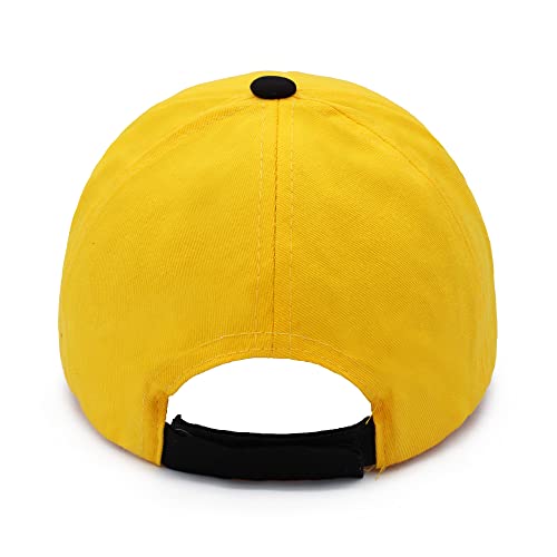 Image of VRITRAZ Unisex Kids Baseball Cap | Soft Cotton Adjustable Sun Hat for Boys & Girls | Casual Outdoor Summer Wear (4-12 Year)