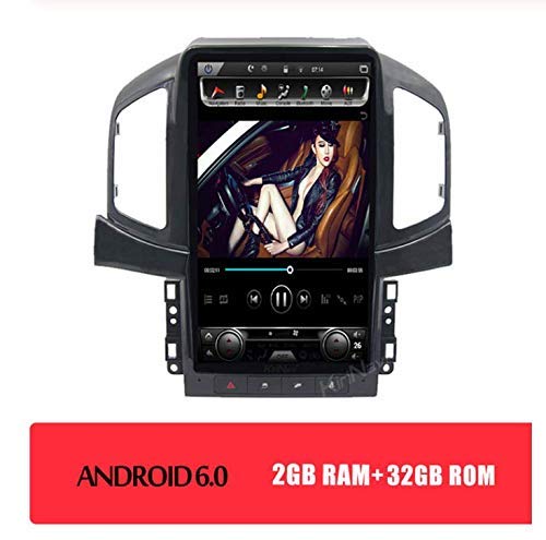 13,6-Zoll-Sat NAV 2 Din Android Car Stereo Head Unit Autoradio - Anwendbar für Chevrolet Captiva 2013-2017, Spieler WiFi Mirrorlink DAB FM AM