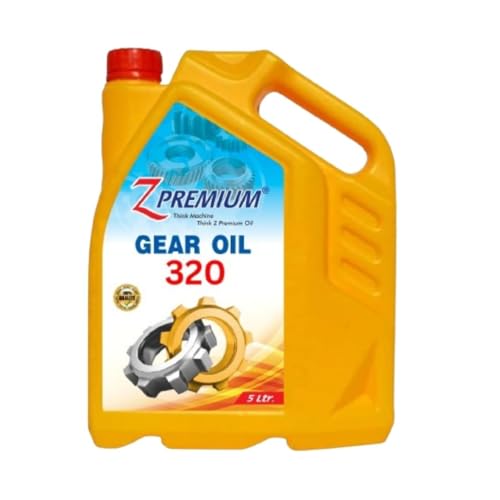 Image of ZPremium GEAR OIL ISO 320 Gear Boxes & Gear Drives Heavy Machinery Hydraulic Systems Thermal Stability Corrosion Protection Mining Equipment 5 Ltr.