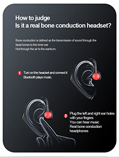 Auricular Bluetooth de conducción ósea inalámbrico para deporte miniatura 3