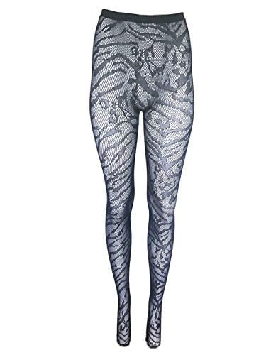 Image of YELETE Killer Legs Women's Plus Size Fishnet Pantyhose 168YD078Q, Black, Wild Animal