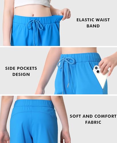 RISSCAN Short for Girl Athletic Running Teen Girls with Side Pocket Workout Quick Dry Comfy Casual Active Sports Girls Shorts4