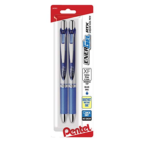 EnerGel RTX stylo gel rétractable à séchage ultra rapide idéal pour gauchers