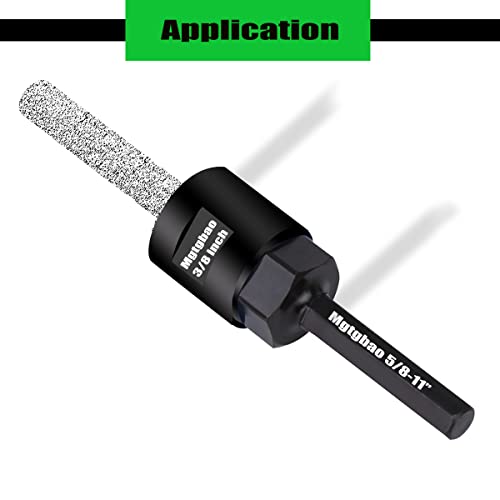 Mgtgbao 2Pcs Core Drill Bit Adapter 5/8"-11 Thread Male To Sds Plus Shank And 3/8" Shank, 5/8" 11 Male Drill Bit Adapter For Threaded Diamond Hole Saw. #TOP4