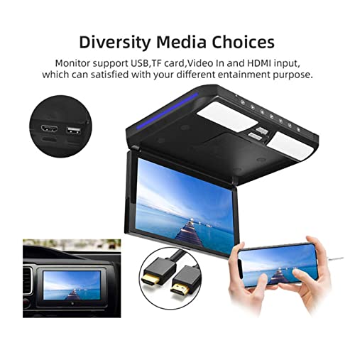 Monitor de techo coche de 12.1 pulgadas con TV multimedia y vídeo HD 6