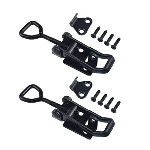 2 PCS Adjustable Metal Toggle Latch Clamps Heavy Duty Quick
