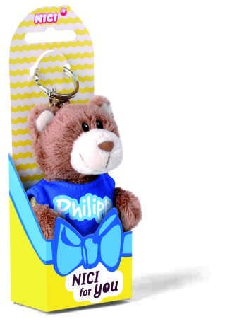 Preisvergleich Produktbild NICI - 39434 Bär "Philipp" Schlüsselanhänger 10cm
