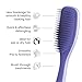 Tangle Teezer Ultimate Detangler Brush for Wet & Dry Hair, Eliminates Knots & Reduces Breakage for Straight to Wavy Hair Types, Amazon Exclusive Lilac Purple