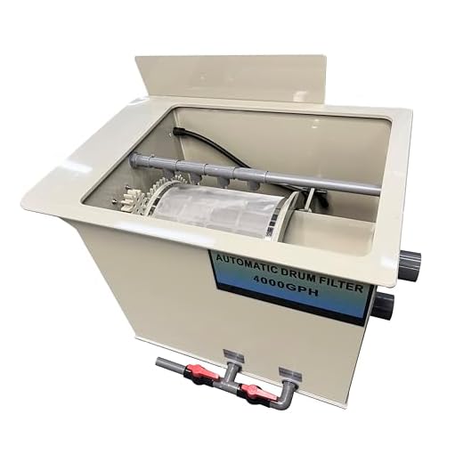 Fully Automatic Drum Filter System for Aquariums
