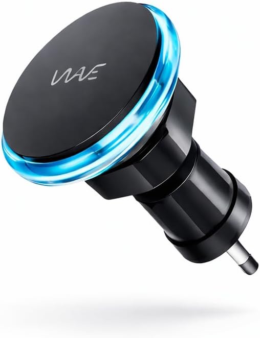 The WAVE WV-CH50 15W Magnetic Wireless Charging Car Bracket – Fast Charging, 360° Rotation, Air Vent Mount, Strong Magnetic Hold for Qi-Enabled Devices