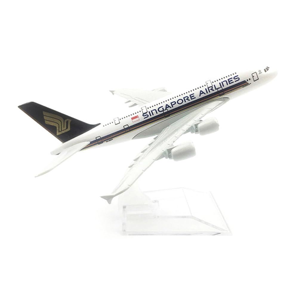 Tiuyii Singapore Model Airplane 1/400 Scale Airways Airplane Model Alloy Model Diecast Plane Model For Collection Wings, Model Aeroplane With Stand, Aviator, Model Making, Miniature Models