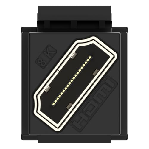 HDMI Keystone 8K, negro, 6 unidades miniatura 4