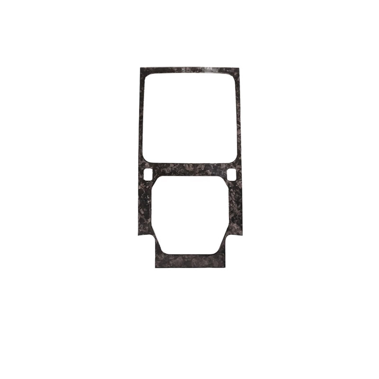 QBKGMEWCA Center Console Armrest Forged Texture Trim Kit Panel Compatible for Land Rover Defender Carbon Fiber