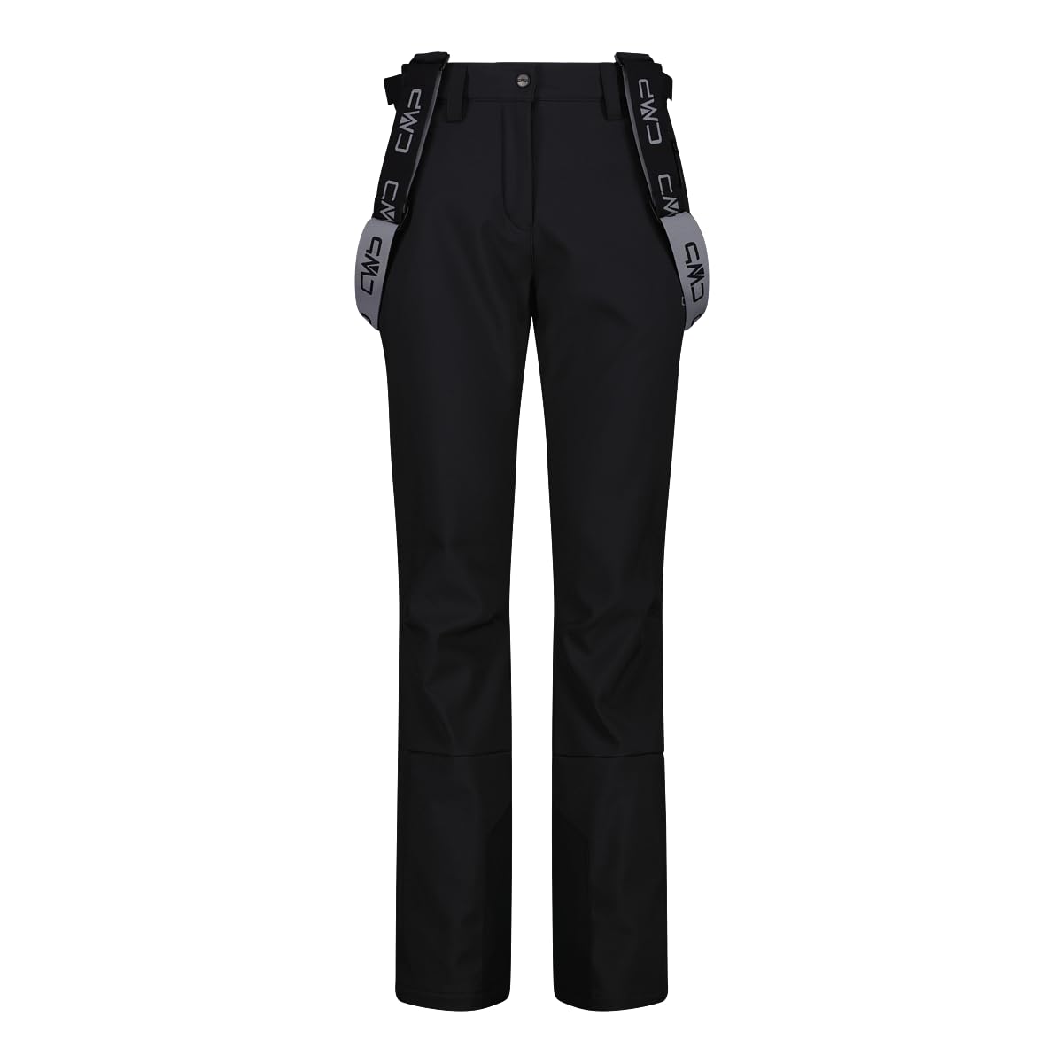 CMP Salopette Donna da Sci in Softshell, 34W4326 (Nero, S)