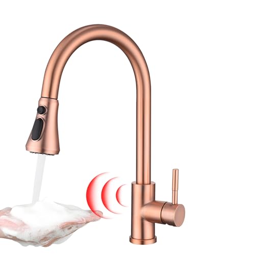 TUTEW Touchless Red Copper Faucet