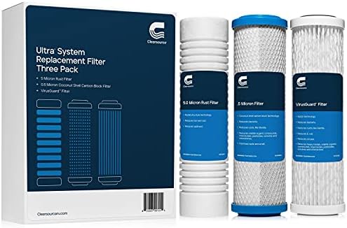 CLEARSOURCE ULTRA SYSTEM REPLACEMENT FILTER THREE PACK WITH VIRUSGUARD