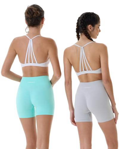 Image of AUROLA Dream Collection Women Workout Shorts High Waist Gym Shorts, Scrunch Butt Seamless Athletic Shorts