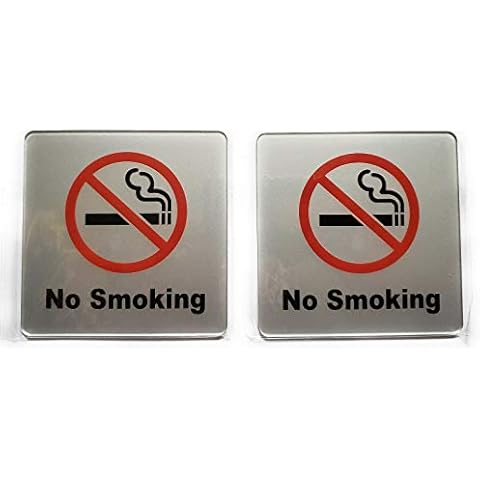 NeighborGirl No Smoking Sign 2 Pack Cover