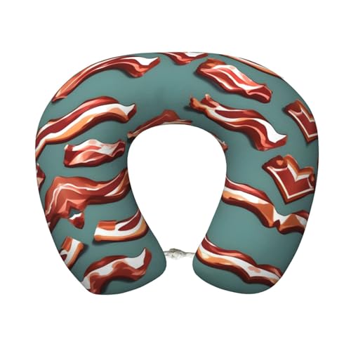 Almohada de poliéster para cuello tamaño único negra miniatura 1