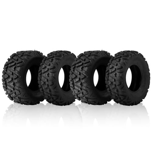 SUNROAD ATV UTV Tires 27x9-12 Front & 27x11-12 Rear ATV Tires All-Terrain 6 PR Tubeless,Set of 4