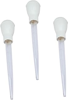 Balacoo 3Pcs Conta-Gotas Ferramenta De Limpeza Conta-Gotas Líquido Betta Tanque De Peixes Coral Alimentação Pipeta Alimentador De Ponto De Coral Espanador Kit Removedor De Resíduos De