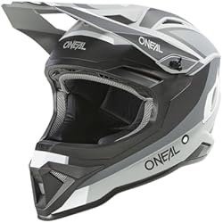 Ventilador M Confort O'NEAL | Casco Motocross | MX Enduro | Carcasa ABS, Forro Confort, Rejillas de ventilación para una óptima ventilación y refrigeración | Casco 1SRS Stream V.24 | Adulto | Negro Gris | Talla M