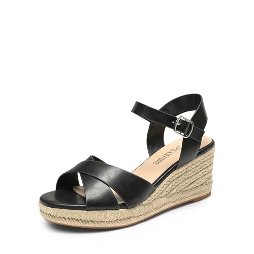Image of DREAM PAIRS Women's Espadrille Wedge Sandals