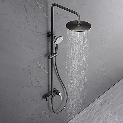Colonne de douche or brossé design moderne chic pour salle de bain - 5