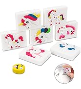 Art Pencil Erasers for Kids, 8 Packs Soft Durable Flexible Eraser for Art, Office, School Use